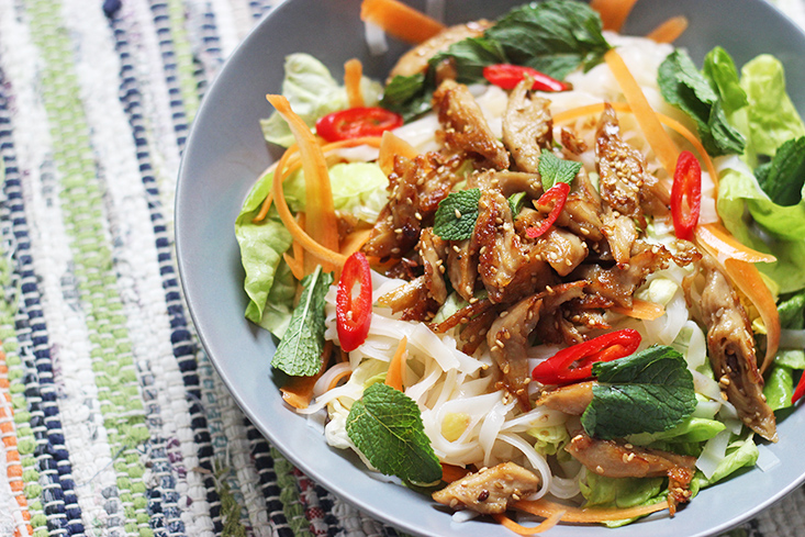 Salade de seiches façon thaïe