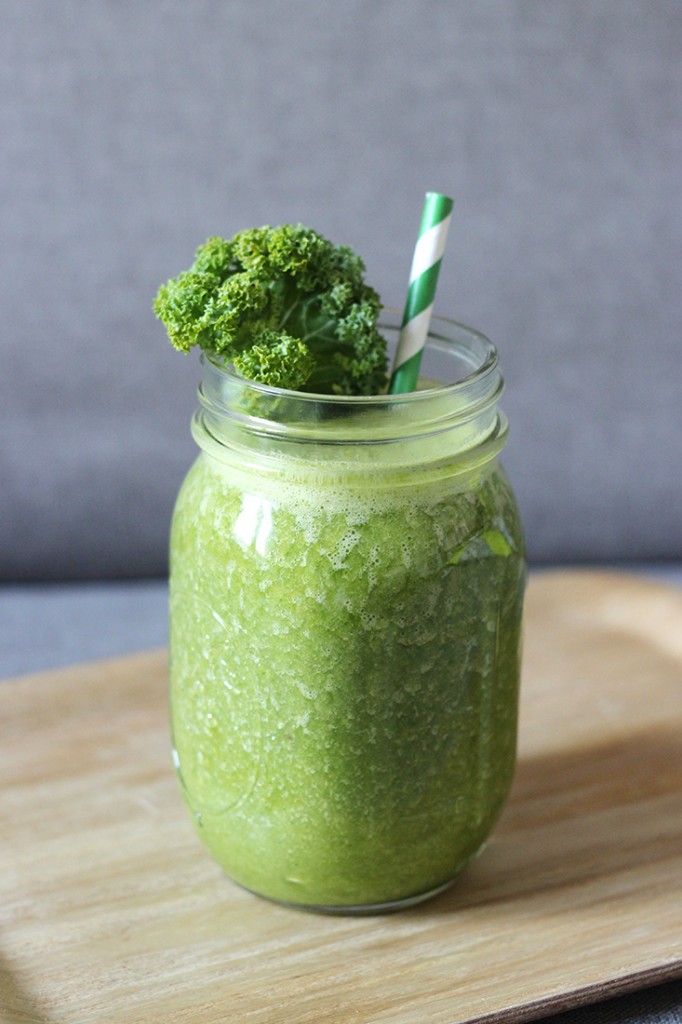 Smoothie Kale Banane Orange Mango and Salt