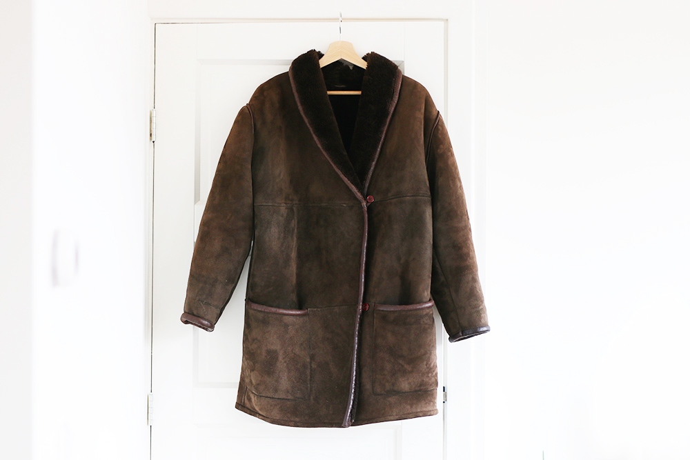 trouvailles-friperies-veste-peau-lainee