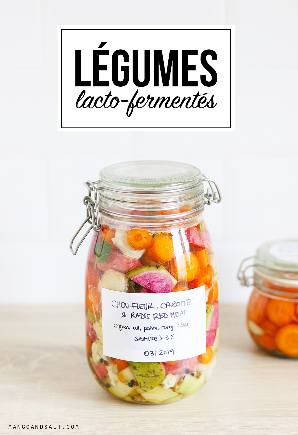 Légumes lacto-fermentés - Mango & Salt