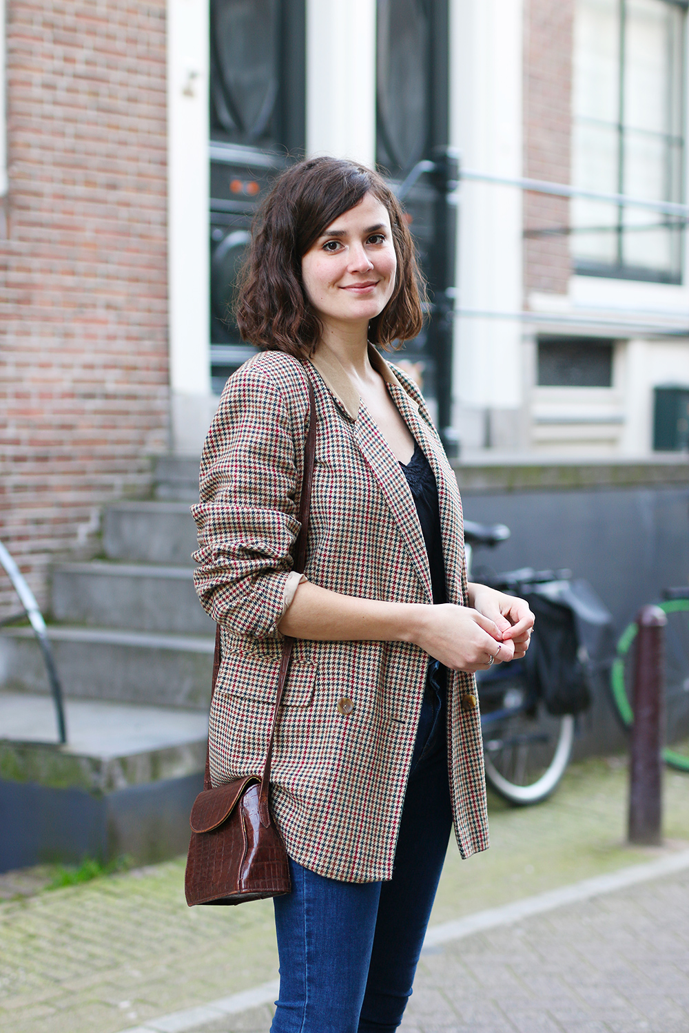 Look blazer carreaux hotsell