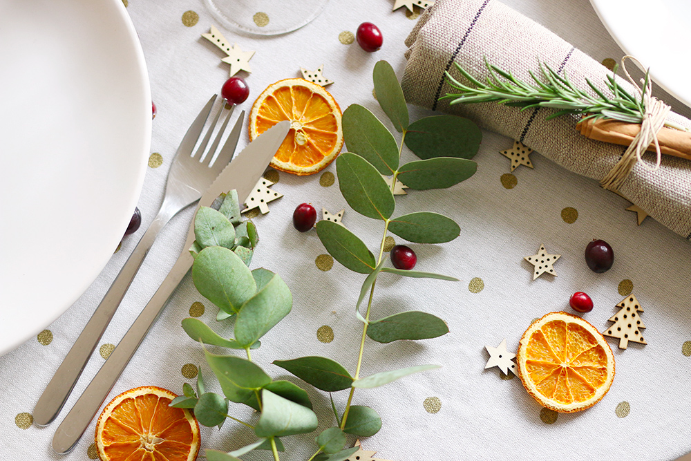 Ma décoration de table de noël - 2021 